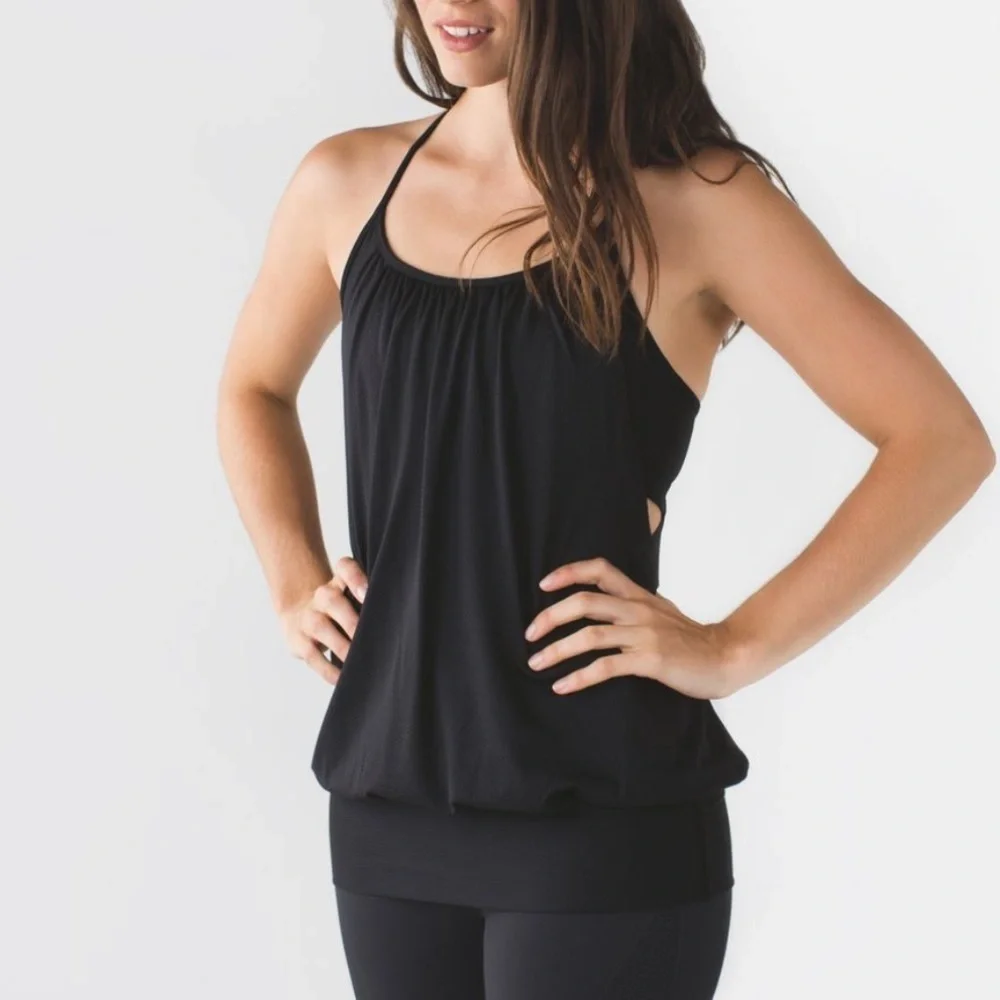 Lululemon No Limits Tank Top Black Bra Size 6 - Picture 13 of 13